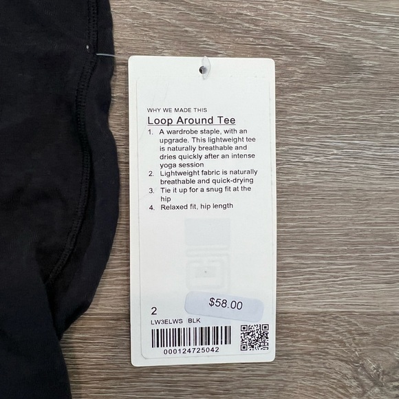 Lululemon back tie t-Shirt - Picture 4 of 5